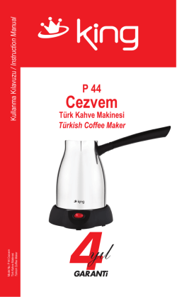P 44 Cezvem Kullanma con