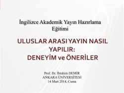 03e_Yaşam Bilimleri_İngilizce Akademik Yayın