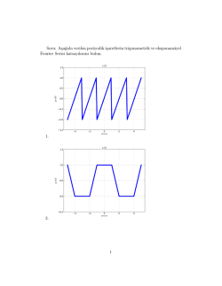 Soru: Asa˘gıda verilen periyodik isaretlerin - E