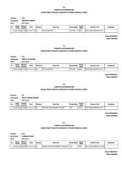T.C. TURGUTLU KAYMAKAMLIĞI HASAN FERDİ TURGUTLU