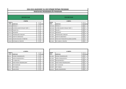 2014-2015 akademik yılı g&uuml;z d&ouml;nemi intibak programı bilgisayar