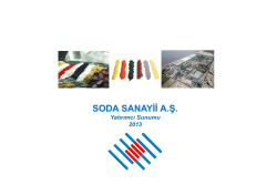 Soda Sanayii A.Ş. - Soda Sanayii AS