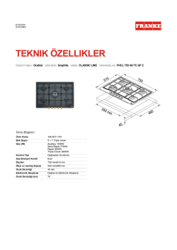 106.0271.781 Teknik &Ouml;zellikler