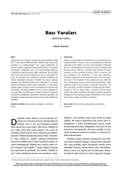 PDF İndir - Türkiye Aile Hekimliği Dergisi