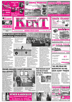 07-01-2015 Tarihli Kent Gazetesi