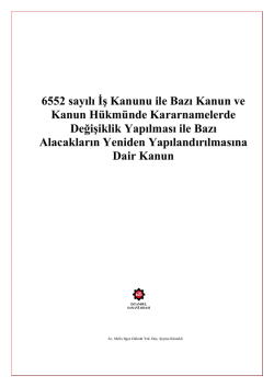 Torba Yasa: Yeni Uygulamalar ve Getirilen Değişiklikler
