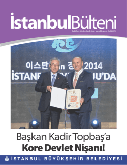 Eyl&uuml;l 2014 - İstanbul B&uuml;y&uuml;kşehir Belediyesi