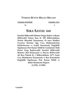 560 - Türkiye Büyük Millet Meclisi