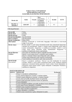 EEM-307: Signals and Systems-I