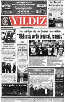 G&uuml;nl&uuml;k Gazetenin Tamamını Okumak İ&ccedil;in TIKLAYIN