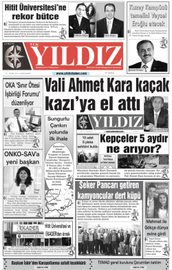 G&uuml;nl&uuml;k Gazetenin Tamamını Okumak İ&ccedil;in TIKLAYIN