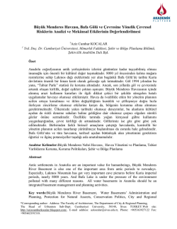 B&uuml;y&uuml;k Menderes Havzası, Bafa G&ouml;l&uuml; Ve &Ccedil;evresine