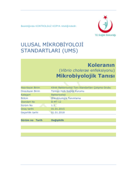 Kolera - T&uuml;rkiye Halk Sağlığı Kurumu
