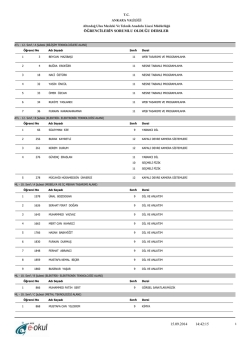 &ouml;ğrencilerin sorumlu olduğu dersler 14:42:15 15.09.2014