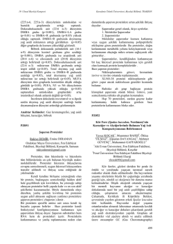 Şaperon Proteinler - Biyoloji Kongreleri