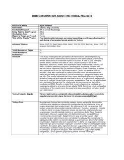 Erbahar - İstanbul Bilgi &Uuml;niversitesi