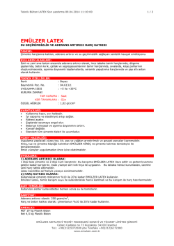 EMÜLZER LATEX