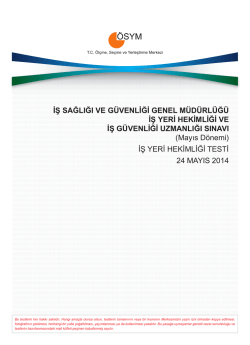 İş Yeri Hekimliği Testi