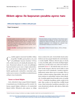 PDF İndir - T&uuml;rkiye Aile Hekimliği Dergisi