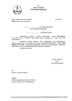 Ayrıntılar İ&ccedil;in Tıklayınız