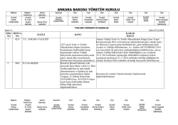 27 kasım 2014 tarihinde yapılan y&ouml;netim kurulu