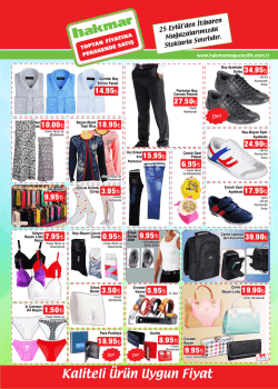 Kaliteli &Uuml;r&uuml;n Uygun Fiyat