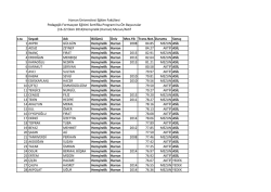 Harran &Uuml;niversitesi Hemşirelik