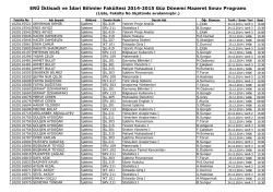 0-Mazeret Son Liste.xlsx - İktisadi ve İdari Bilimler Fak&uuml;ltesi