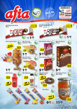 Stok Kodu - Afia Gida