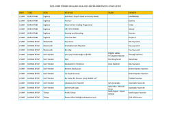 2.Sınıf - Y&ouml;nder Koleji, İzmir