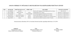 Amasya Adli Yargı İlk Derece Mahkemesi Adalet Komisyonu