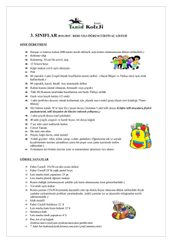 3.Sınıf 2014 - Tarih Koleji