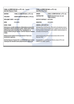 FABAL AL&Uuml;MİNYUM SAN. ve TİC. A.Ş. İstanbul