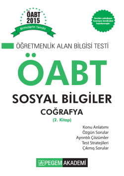 KPSS ÖABT Sosyal Bilgiler - Coğrafya Konu Anlatımlı