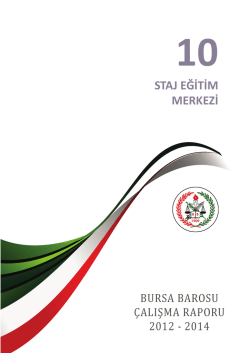10.b&ouml;l&uuml;m - staj eğitim merkezi