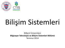 Bilkent Üniversitesi Bilgisayar Teknolojisi ve Bilişim Sistemleri