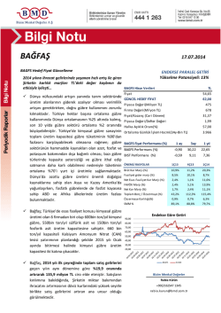 BAĞFAŞ - Bizim Menkul Değerler