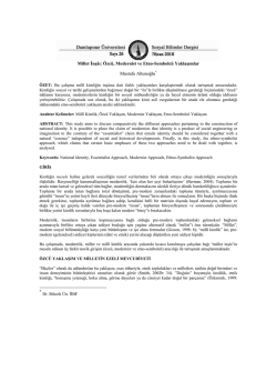 Millet Đnş&acirc;ı: &Ouml;zc&uuml;, Modernist ve Etno