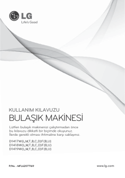 LG D1417WF Kullanım Klavuzu