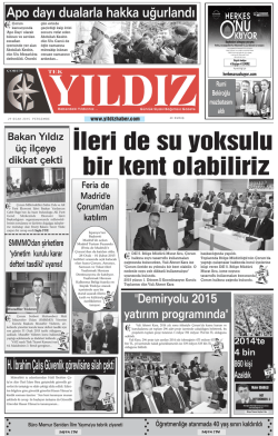 G&uuml;nl&uuml;k Gazetenin Tamamını Okumak İ&ccedil;in TIKLAYIN