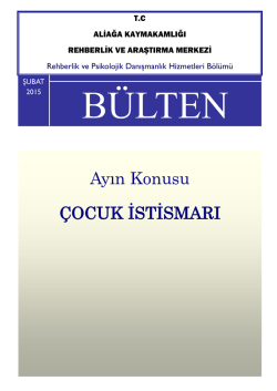 RPDH BÜLTENİ ŞUBAT 2015 Ortaokul