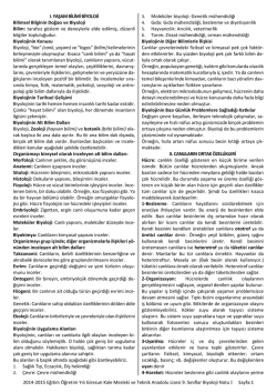 2014-2015 9.Sınıf 1.D&ouml;nem 1.Notlar