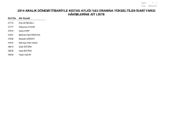 2014 aralık d&ouml;nemi itibariyle kıstas aylığı %83 oranına y&uuml;kseltilen