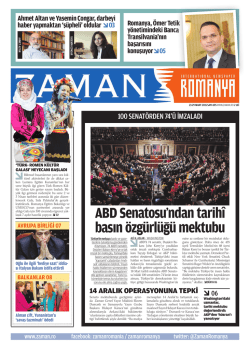 ABD Senatosu`ndan tarihî basın özgürlüğü mektubu