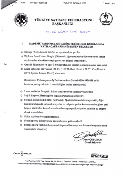 ﬂêﬁ - Çorum Gençlik Hizmetleri ve Spor İl Müdürlüğü