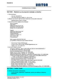 REAGENT B - Wilhelmsen