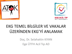 &Ouml;rneklerle EKG
