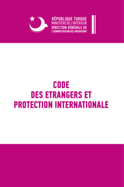 CODE DES ETRANGERS ET PROTECTION INTERNATIONALE
