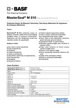 MasterSeal&reg; M 810