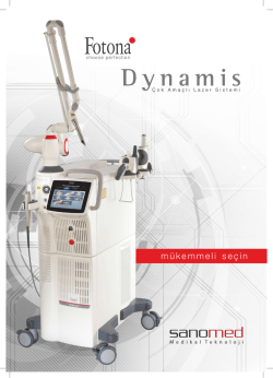 Fotona Yeni Dynamis T&uuml;rk&ccedil;e Broş&uuml;r